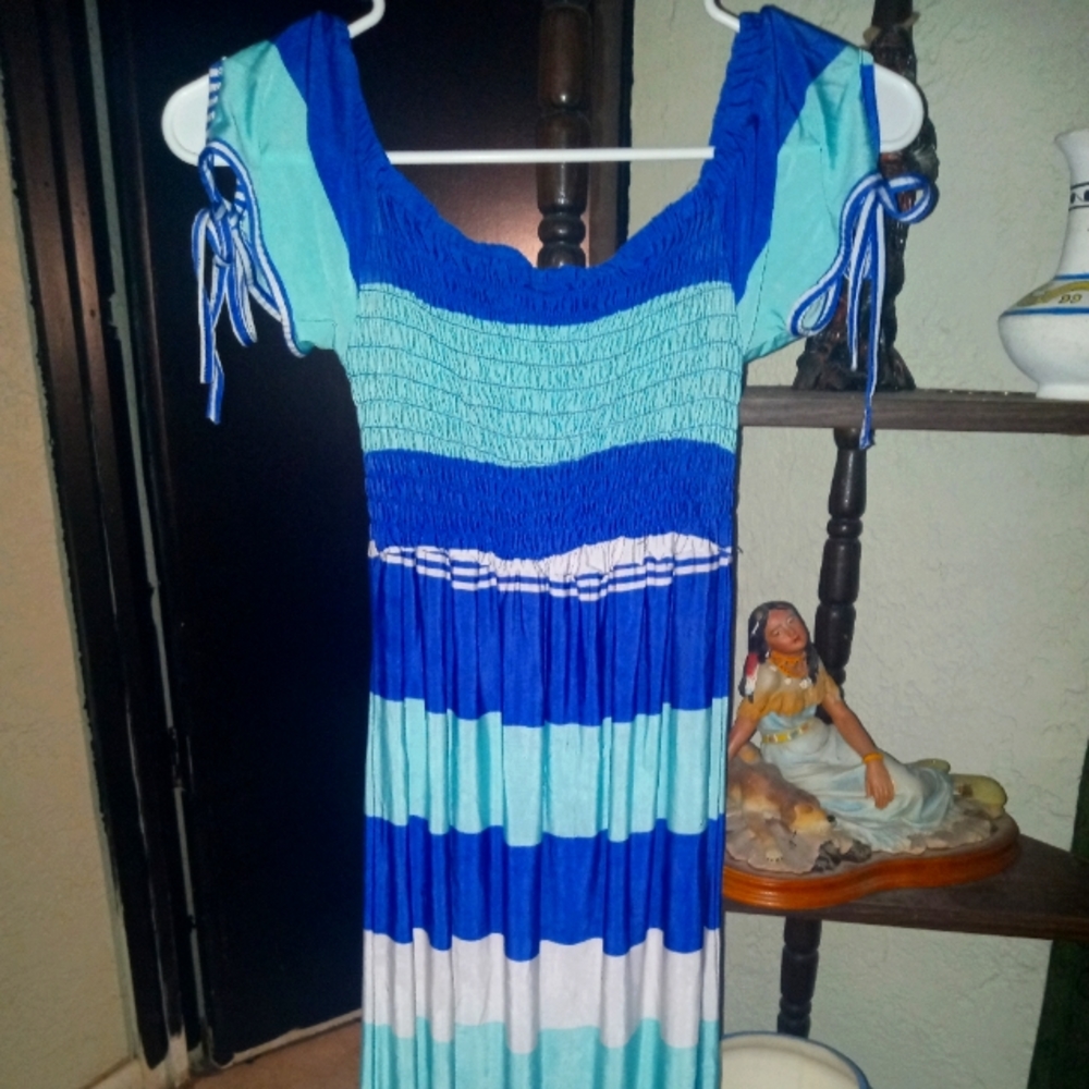 Nice Casual Blue Dress